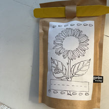 Load image into Gallery viewer, Mini Sunflower Kids Garden in a Bag Garden Potting Shed
