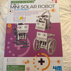 4M Mini Solar Robot 3 in 1 DIY STEM Science Project