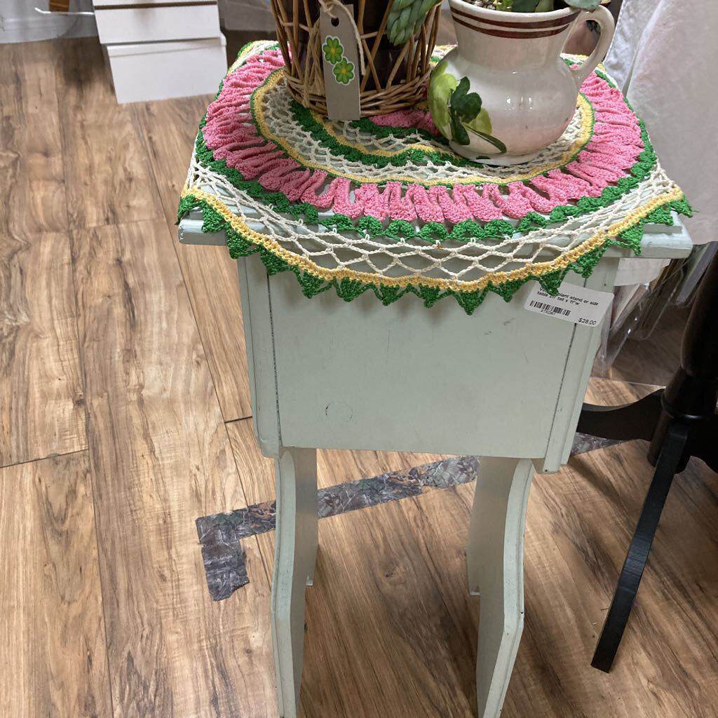 Vintage plant stand or side table