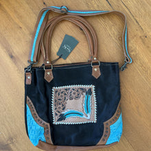 Load image into Gallery viewer, Myra Bag Camera Hand Tooled Bag S4772 111323
