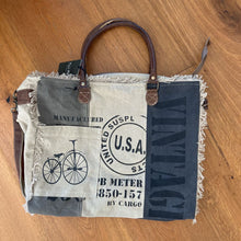 Load image into Gallery viewer, Myra Bag USA Stamped Weekender Bag M0751 111323
