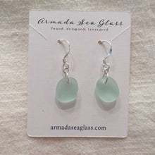 Load image into Gallery viewer, Genuine Sea Glass Earrings Silver
