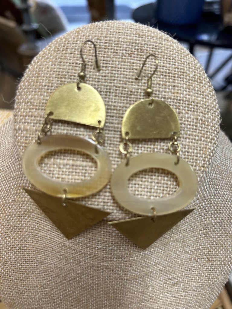 Modern Gold Earrings