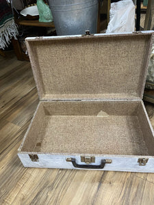 Vintage Painted Suitcase