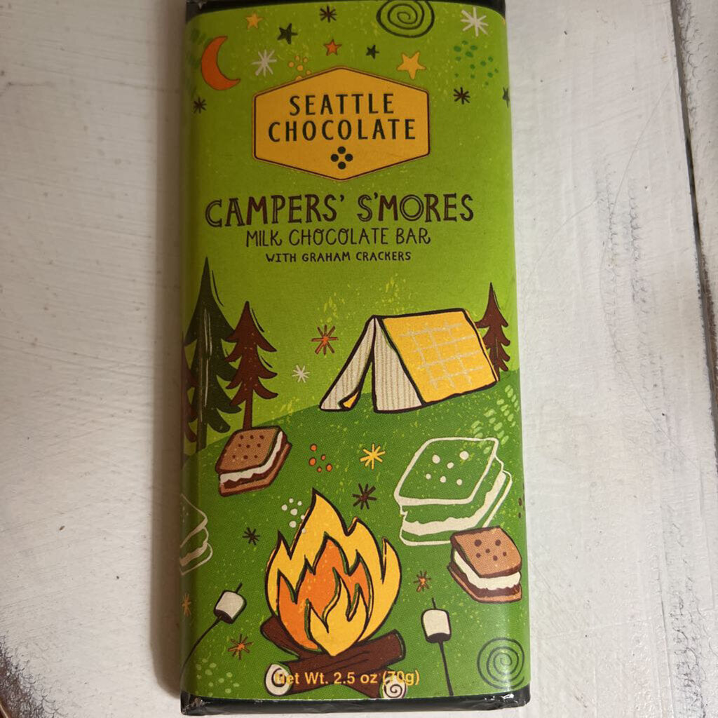 Campers Smores Truffle Bar Seattle Chocolate