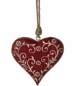 15334 Pattern Heart Ornaments