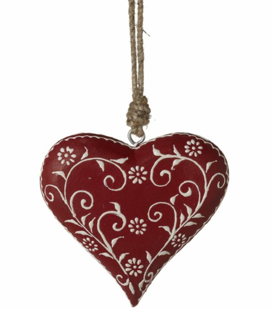 15334 Pattern Heart Ornaments