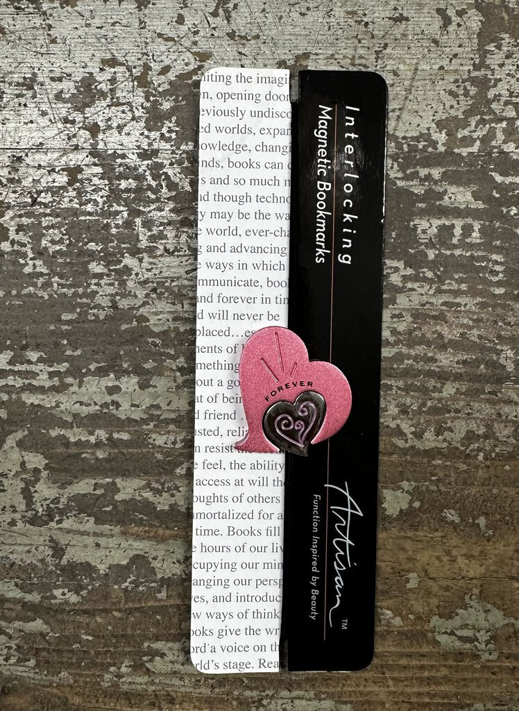 6905 Magnetic Heart Bookmark
