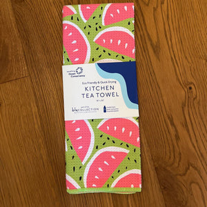 Watermelon Party Blu Kitchen Tea Towel RFP