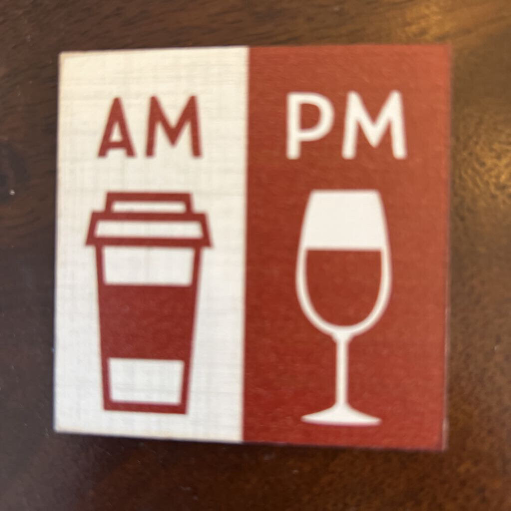 Coffee Wine magnet made in USA SS