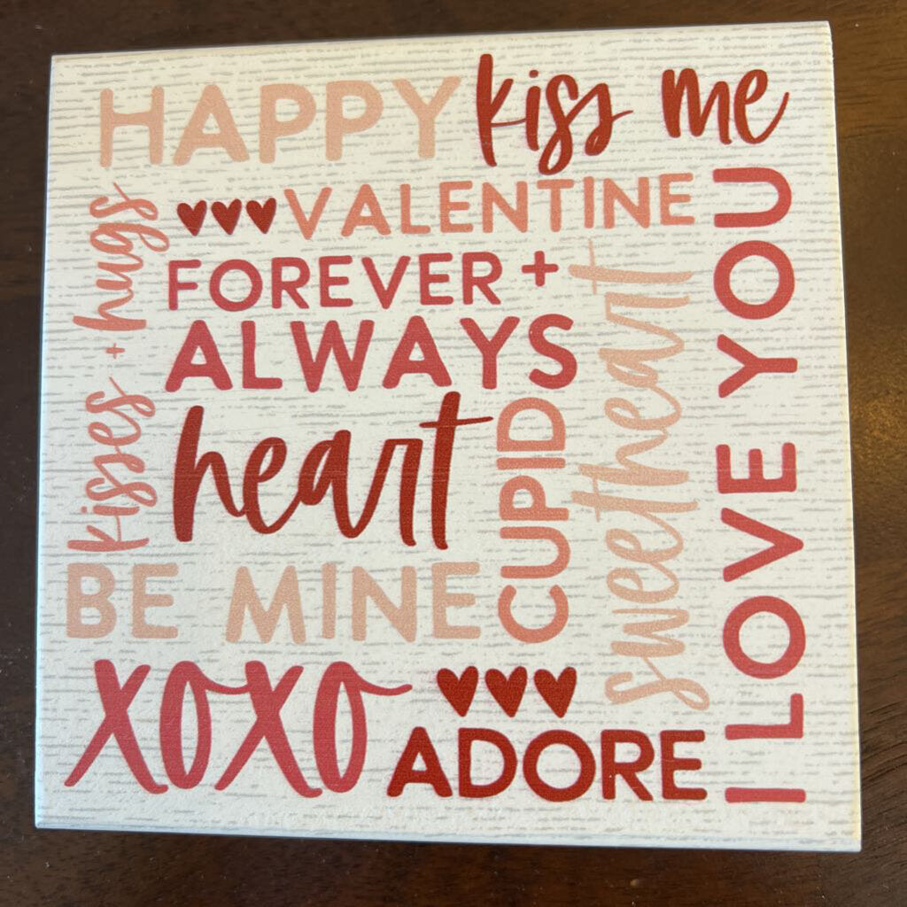 Valentine Word Collage SS