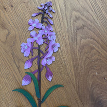 Load image into Gallery viewer, Fireweed Flower Painted Pick EGD
