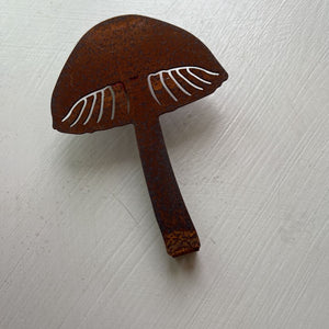 Magic mushroom metal silhouette EGD