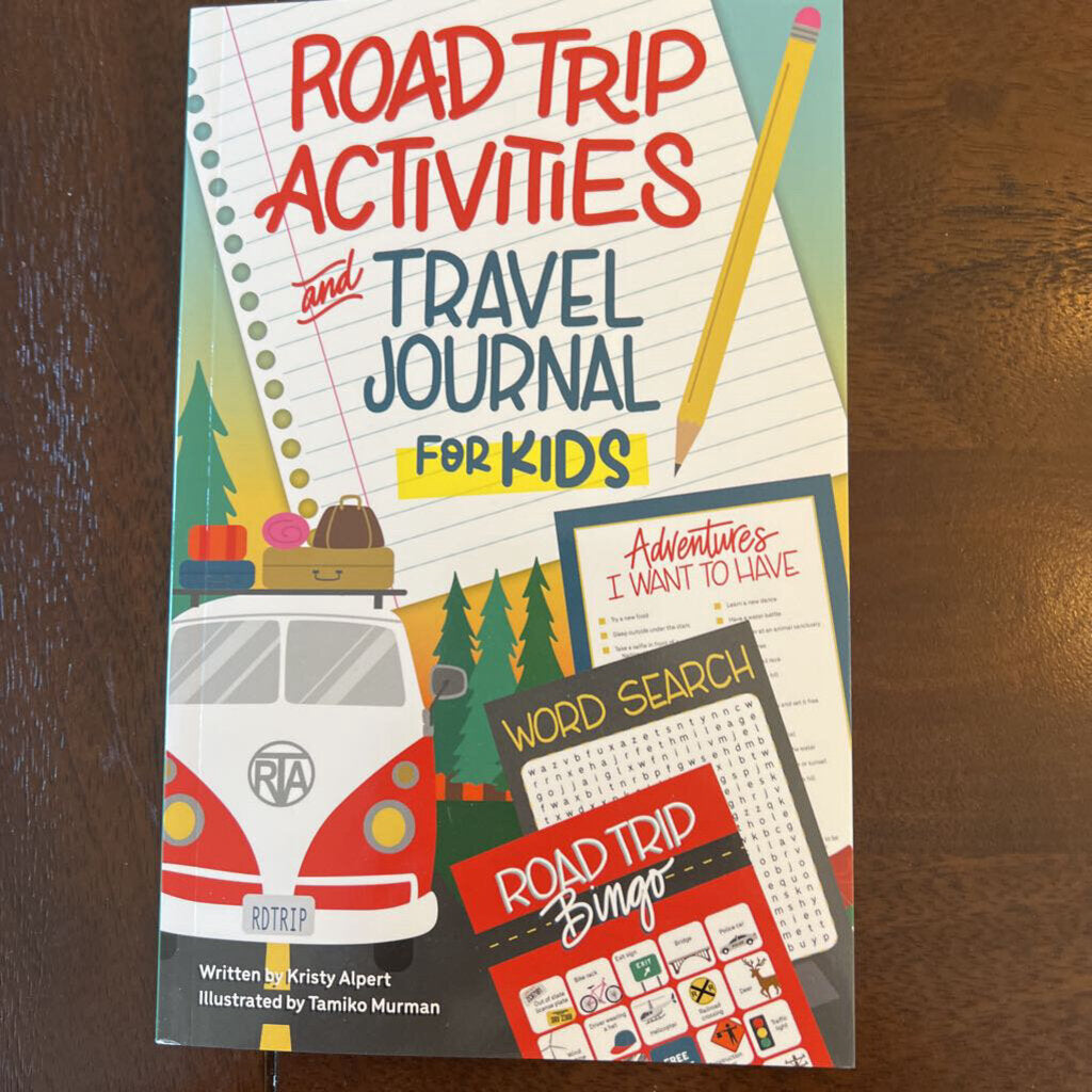 Travel journal for kids Activity Book WS