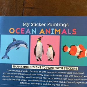 My sticker paintings: ocean animals Activity Book WS