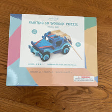 Load image into Gallery viewer, SUV 3D Wooden Puzzle with Paint Kit HC
