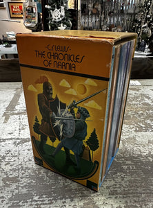 6905 Vintage 1976 The Chronicles of Narnia Boxed Set, 7 Books, C.S. Lewis, Excellent Condition