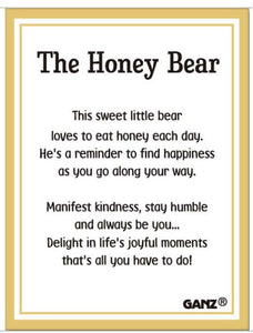 15492 Honey Bear and Bee Charm