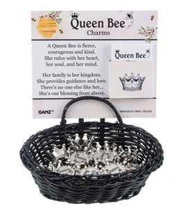 15496 Queen Bee Hinged Charm (gold bee inside!)