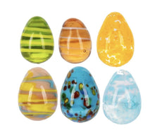 Load image into Gallery viewer, 15500B Oh Happy Day! Blue Glass Egg Charm w/Card
