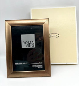 9070 Ramino 7/8" Pale Gold Roma (Italian Wood Moulding) Picture Frame 5" x7"