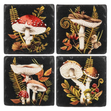 Load image into Gallery viewer, 15516 Mushroom Coasters, Set/4
