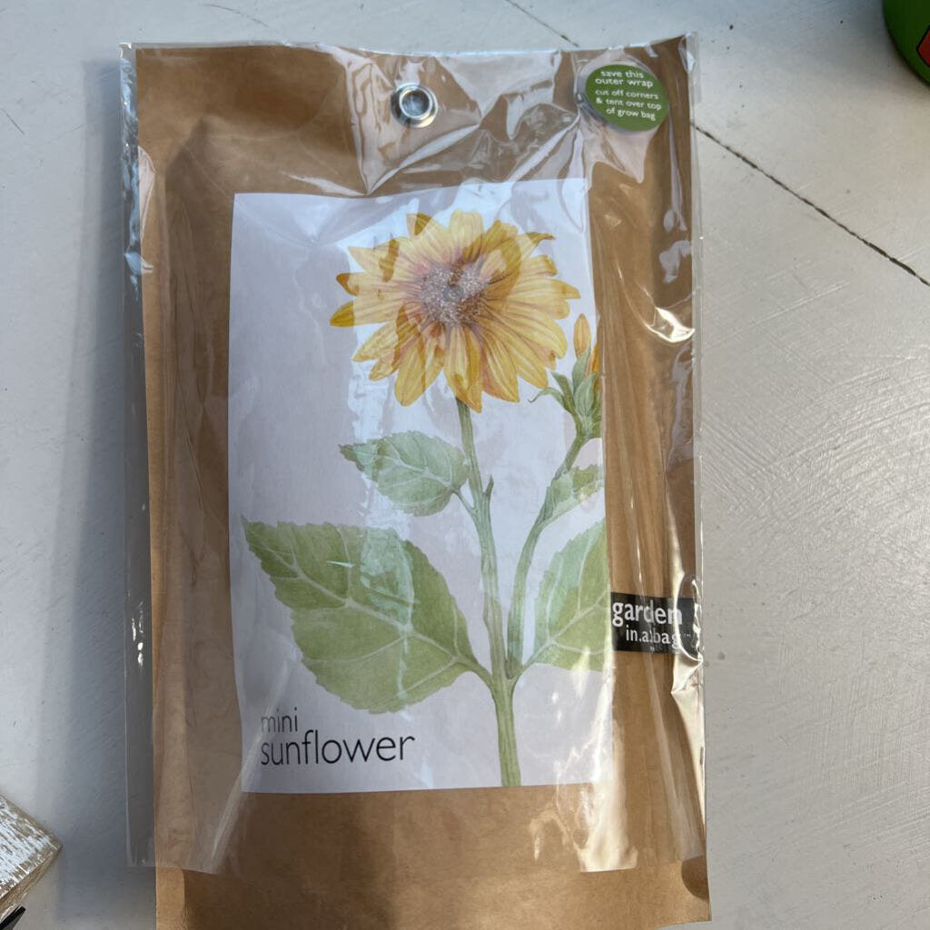 Mini Sunflower Garden in a bag Potting Shed