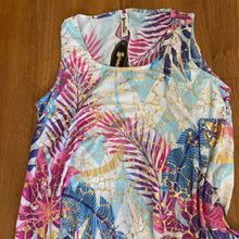 Load image into Gallery viewer, Large Tropical Leaf Sleeveless Dress
