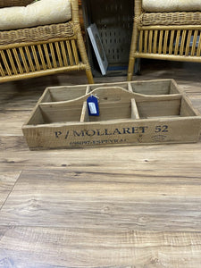 Wooden Crate 24" W x 14"L x 4" H