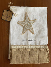 Load image into Gallery viewer, 11743 Burlap Shell Linen Towel, Asorted

