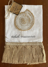 Load image into Gallery viewer, 11743 Burlap Shell Linen Towel, Asorted
