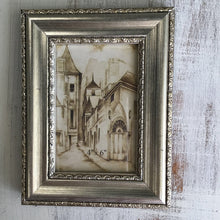 Load image into Gallery viewer, 8639 Silver Carved Wood Frame
