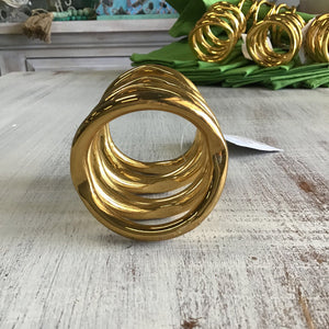 Gia Gold Napkin Ring