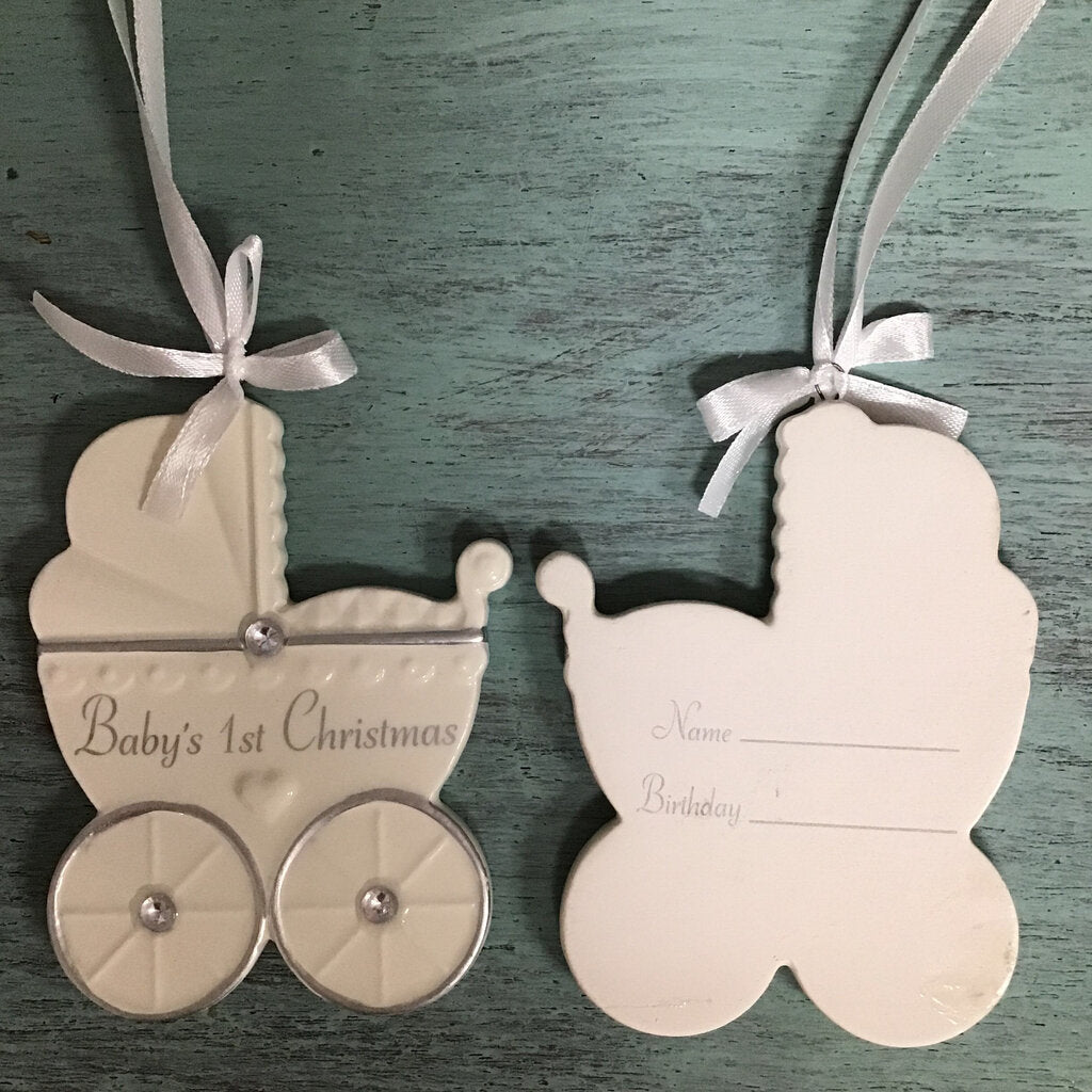 13622 Baby's 1st Ornament-Earthenware