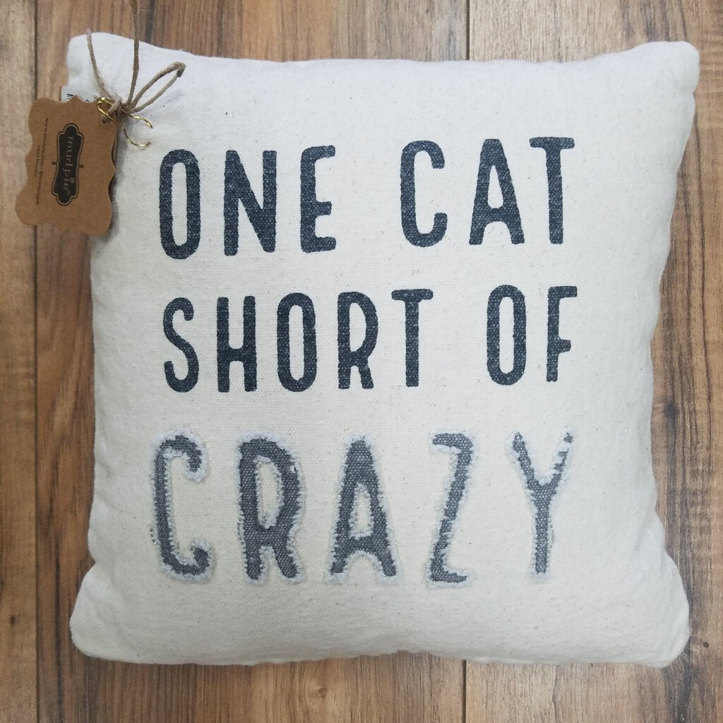 One cat short pillow 10