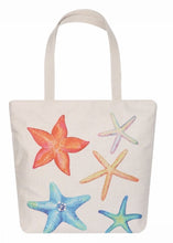 Load image into Gallery viewer, 13972 Starfish Canvas Bag w/Zipper
