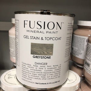 Fusion Mineral PaintGel Stain & Topcoat Greystone 946 ml