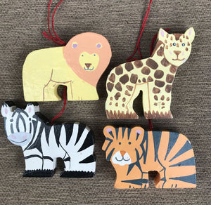 Baby Animal Ornament-Assorted, Wood