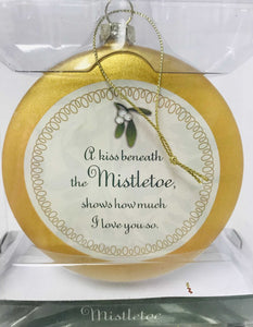 13771 Mistletoe Ornament-Boxed