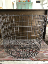 Load image into Gallery viewer, Metal Basket w/ Handles 14.5&quot;H,18&quot;around
